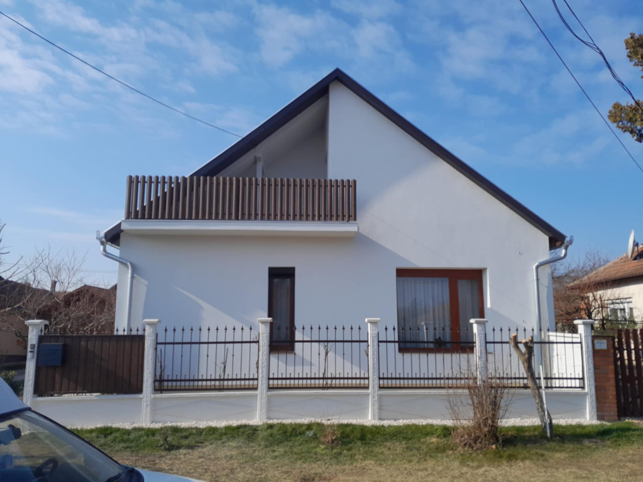 Építési projekt - Előtte és utána - Utána